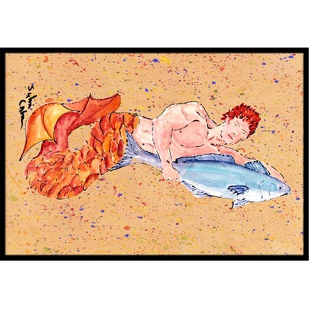 Beyondbasketball Merman Indoor Or Outdoor Mat 18 x 27 in. BE3370631